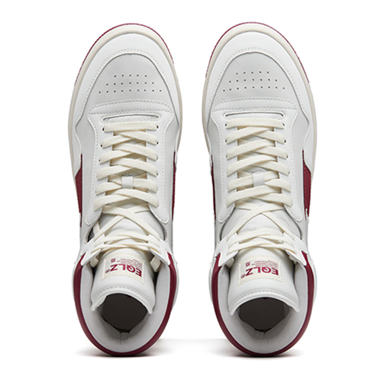 EQLZ EQUALIZER 1970 Lightweight High top Vintage Basketball Shoes Unisex Campus Red