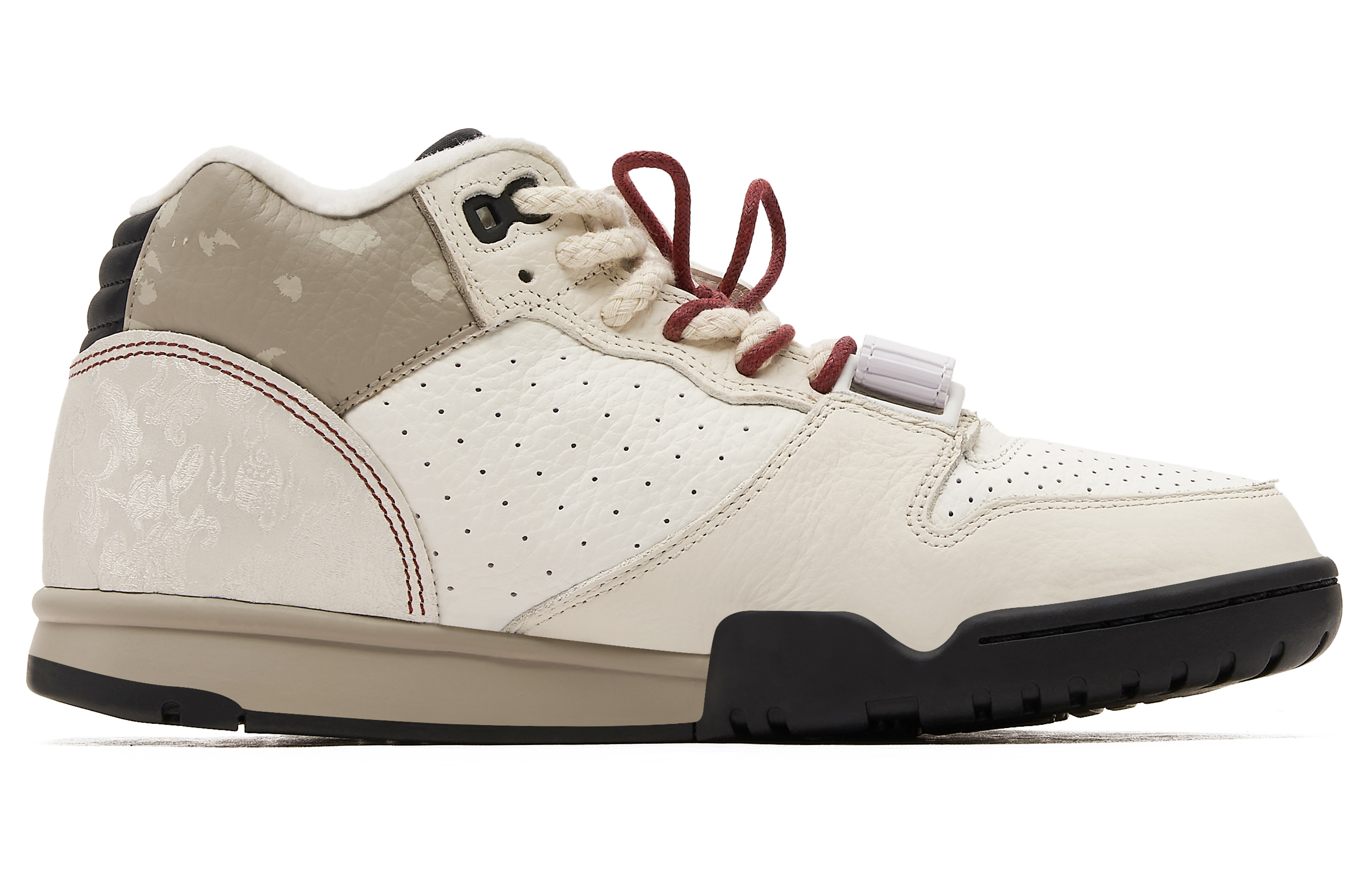 Nike Air Trainer 1 Leather Slip Resistant Abrasion Resistant Mid top Training Shoes Men’s Brown
