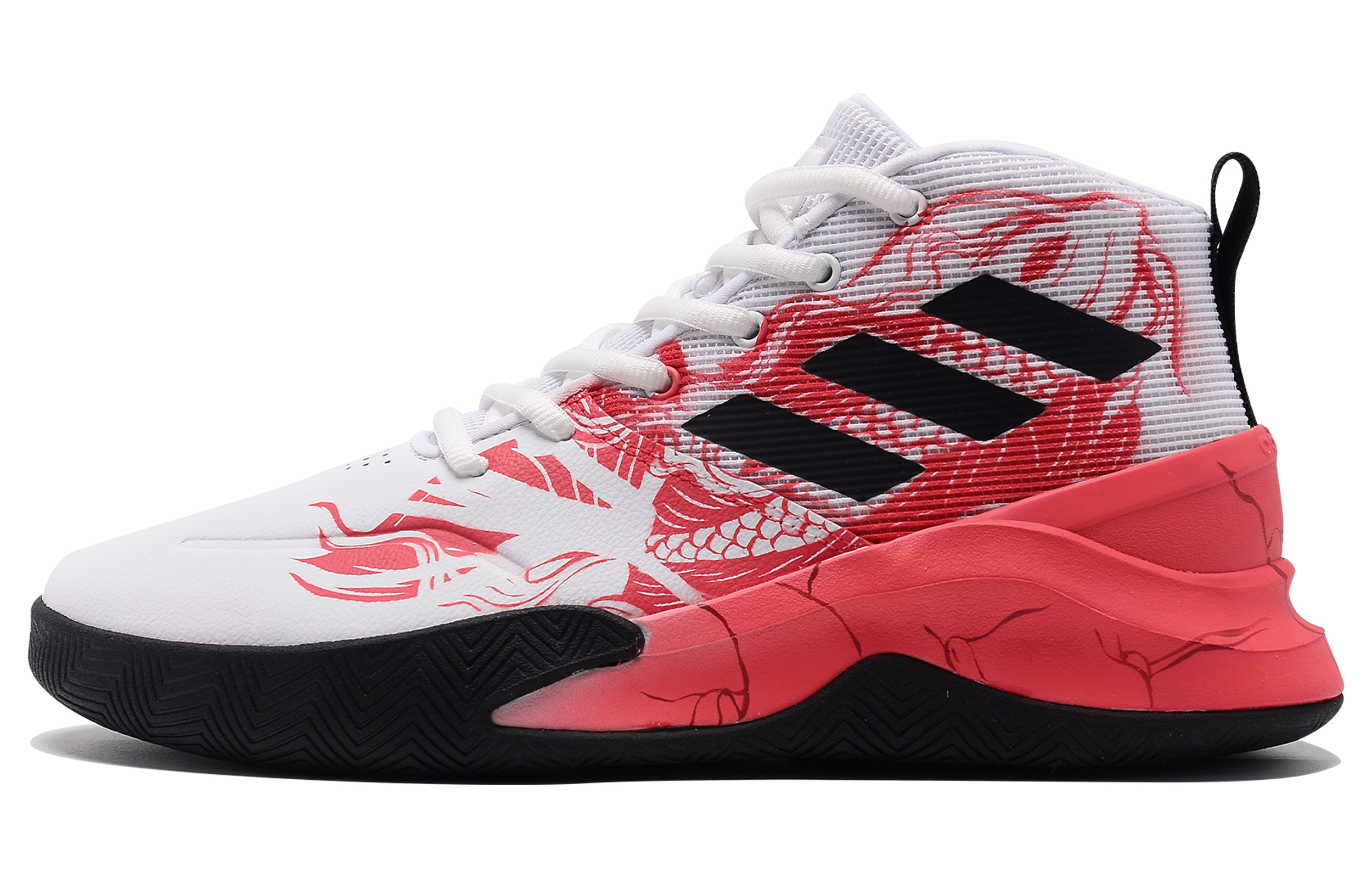 Adidas OwnTheGame Mesh, Synthetic Leather Slip Resistant Abrasion Resistant Mid top Performance Basketball Shoes Men's