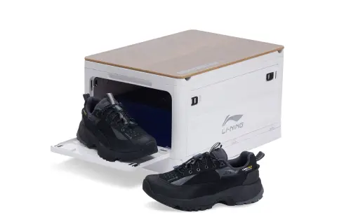 Li Ning CF Tracing, Xingye Pro Cushioning, Wear Resistant Low top Outdoor Hiking Shoes Men's Black