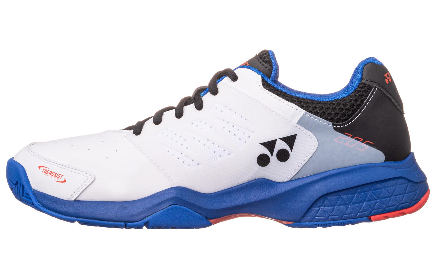 YONEX Comfortable Wear resistant And Lightweight Low top Badminton Shoes Unisex White Blue