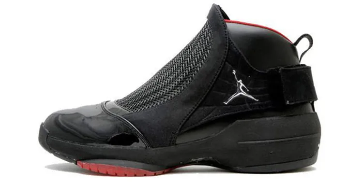 Jordan Air Jordan 19 OG Bred Slip Resistant Lightweight Non slip Lightweight High top Vintage Basketball Shoes Men's