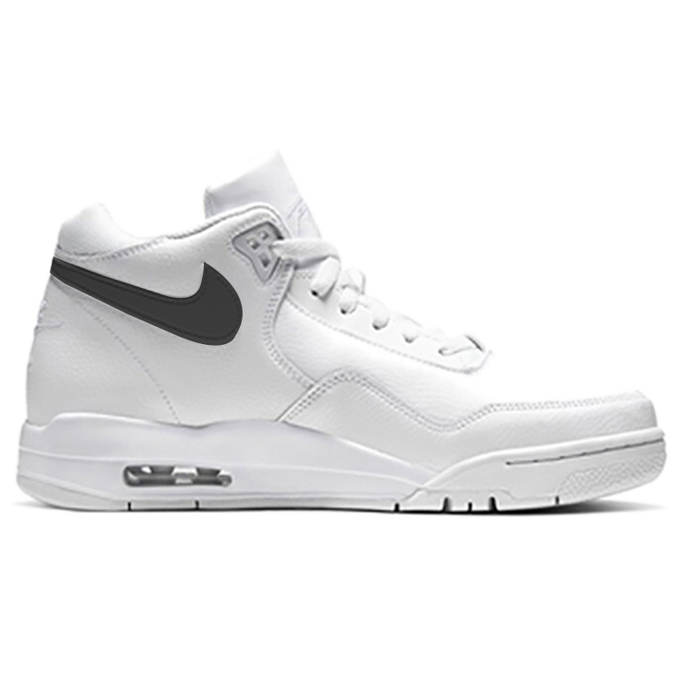 Nike Flight Legacy Vintage Basketball Shoes Unisex Mid Top Black/White
