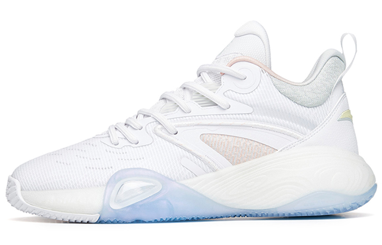 Anta Basketball Collection Textile, Synthetic Leather Cushioning Slip Resistant Abrasion Resistant Low top