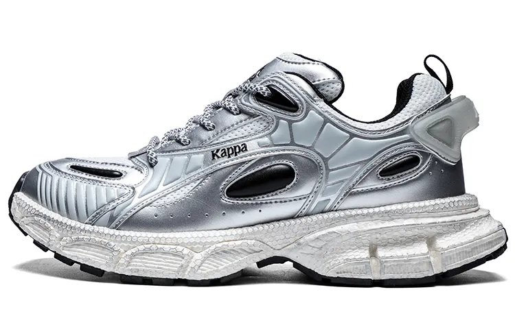 Kappa Chunky Sneakers Men's Low Top Gray White