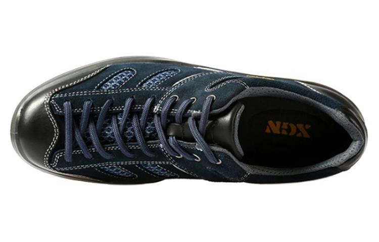 XGN Water repellent Cushioning Slip Resistant Low top Mountaineering Shoes Men’s Dark Blue