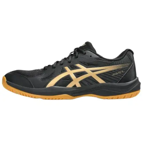 ASICS Gel Upcourt 6 Comfortable Low top Training Shoes Men's Black Gold