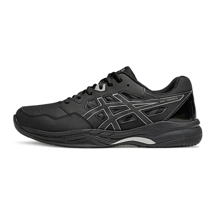 ASICS Synthetic Leather Support Low top Comfortable Badminton Shoes Unisex Black/
