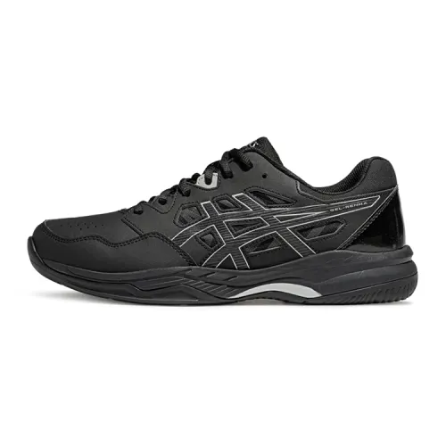 ASICS Synthetic Leather Support Low top Comfortable Badminton Shoes Unisex Black/