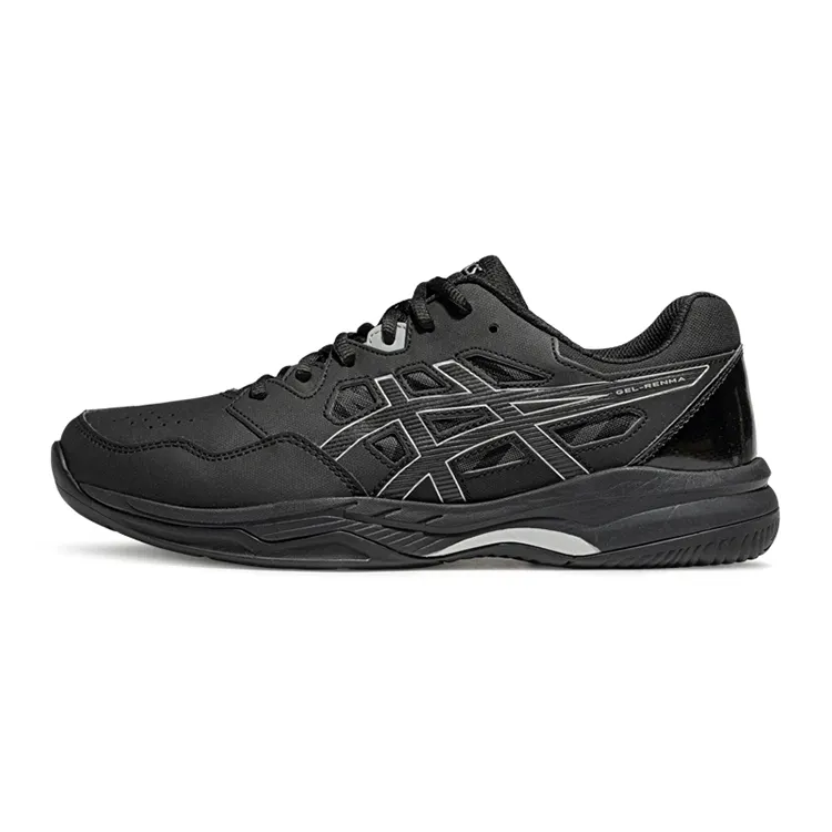 ASICS Synthetic Leather Support Low top Comfortable Badminton Shoes Unisex Black/