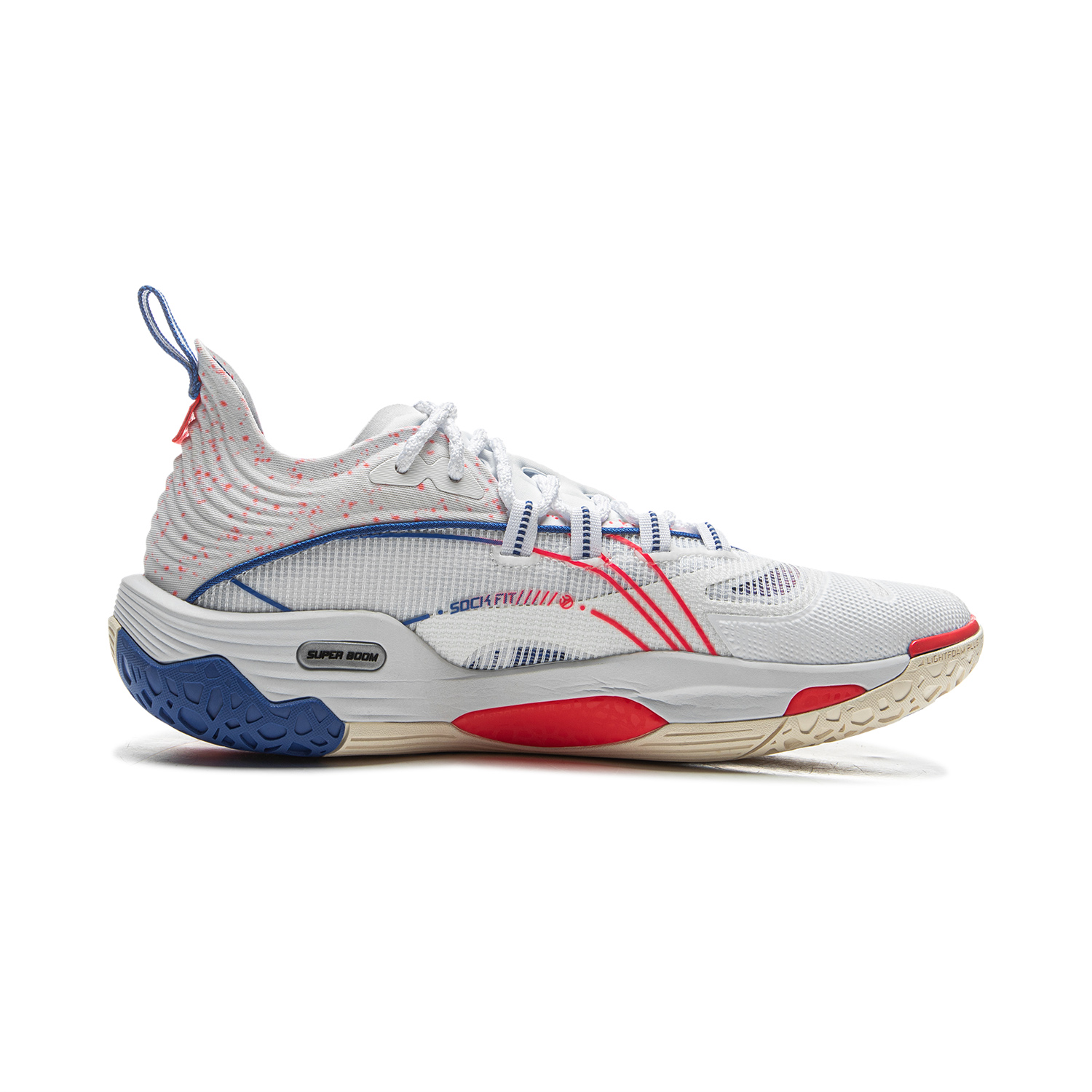 Li Ning BadFive Chase Hunt 1 Super Low top Outdoor Performance Basketball Shoes Men’s Standard White