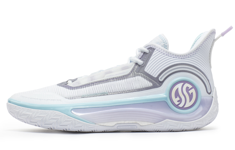 361° AG4 Aaron Gordon 4, Ice Blade Low top Performance Basketball Shoes Men’s White Blue