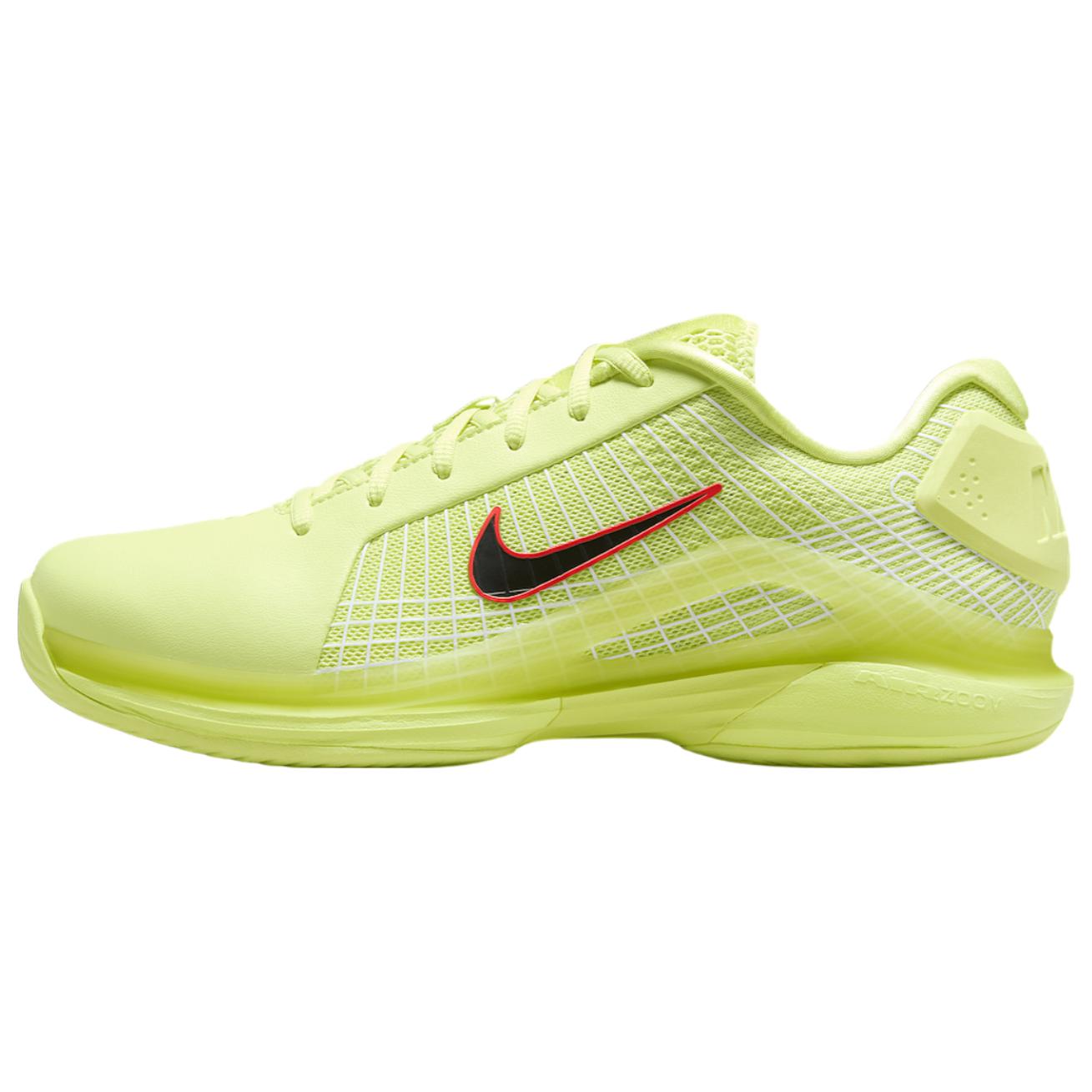 Nike Court Air Zoom Vapor 12 Hypersmash Hc Light Lemon Twist Light Crimson White Black