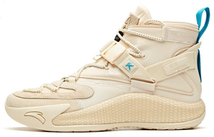 Anta KT5 Thompson 5 Disruptive \"Flying Desert\" Comfortable, non-slip, wear-resistant and breathable, high-top practical basketball shoes, men's desert yellow
