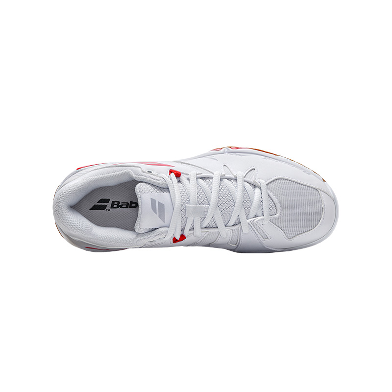 Babolat SHADOW SPIRIT Abrasion Resistant Low top Badminton Shoes Women’s White Red