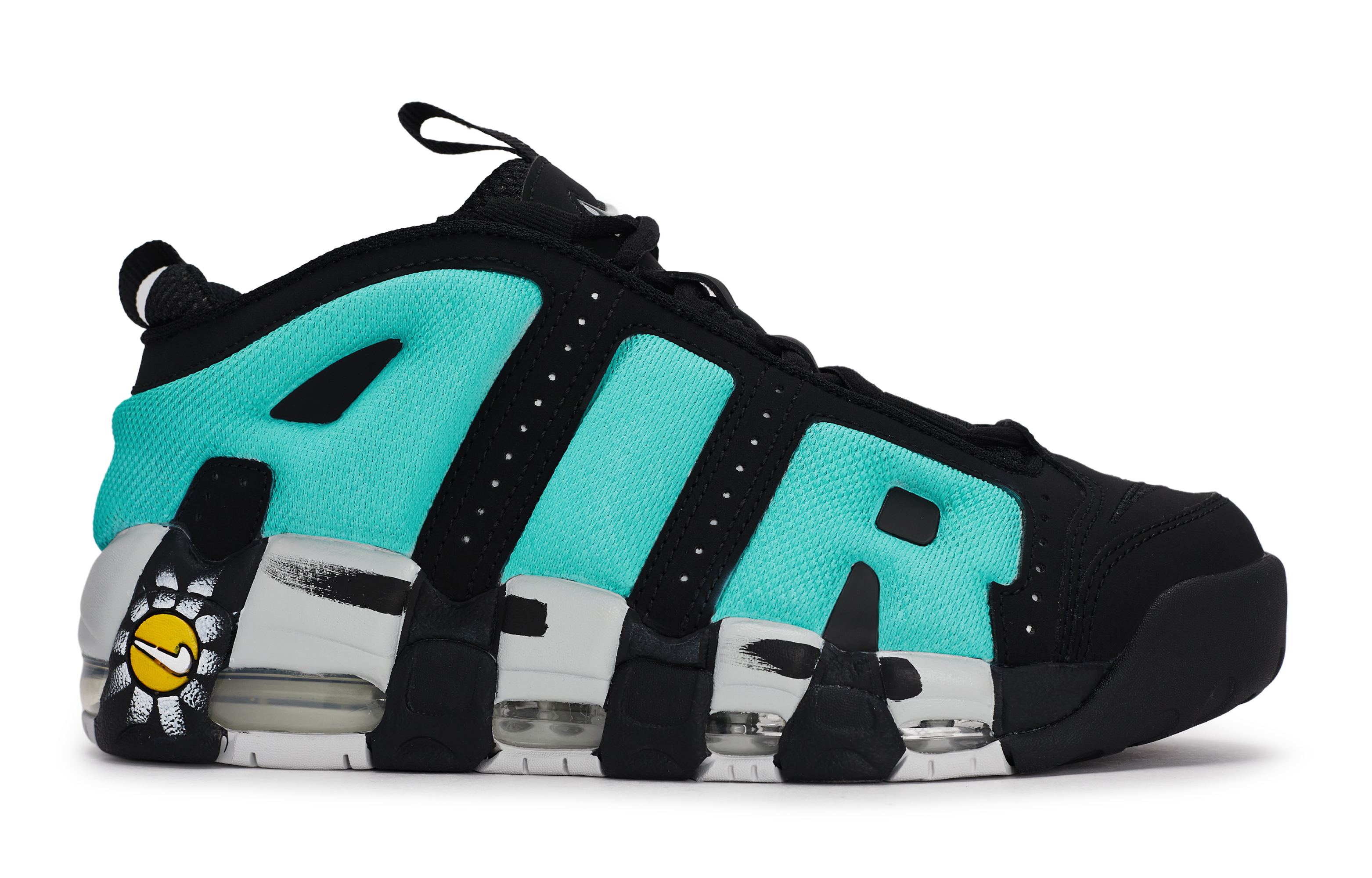 Nike Air More Uptempo LOW 811 Manufacturing, Daisy, Special Shoe Box Slip Resistant Abrasion Resistant Low top