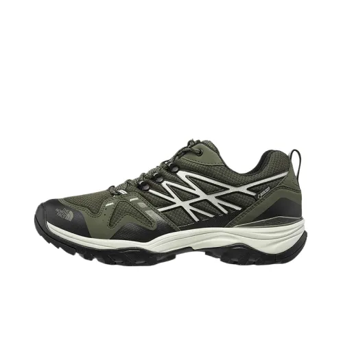 THE NORTH FACE GORE TEX Abrasion Resistant Waterproof And Breathable Low top Hiking Shoes Men's Green