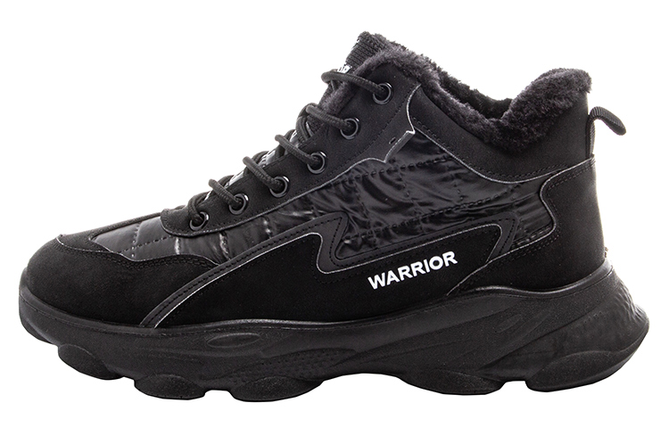 Warrior Thickened And Fleece Lined Insulated Shoes Thermal Abrasion Resistant Thermal Abrasion Resistant Low top