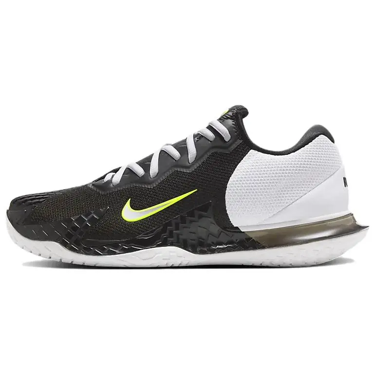 Nike Court Vapor Cage 4 Hc Rafa Black White Volt Metallic Silver