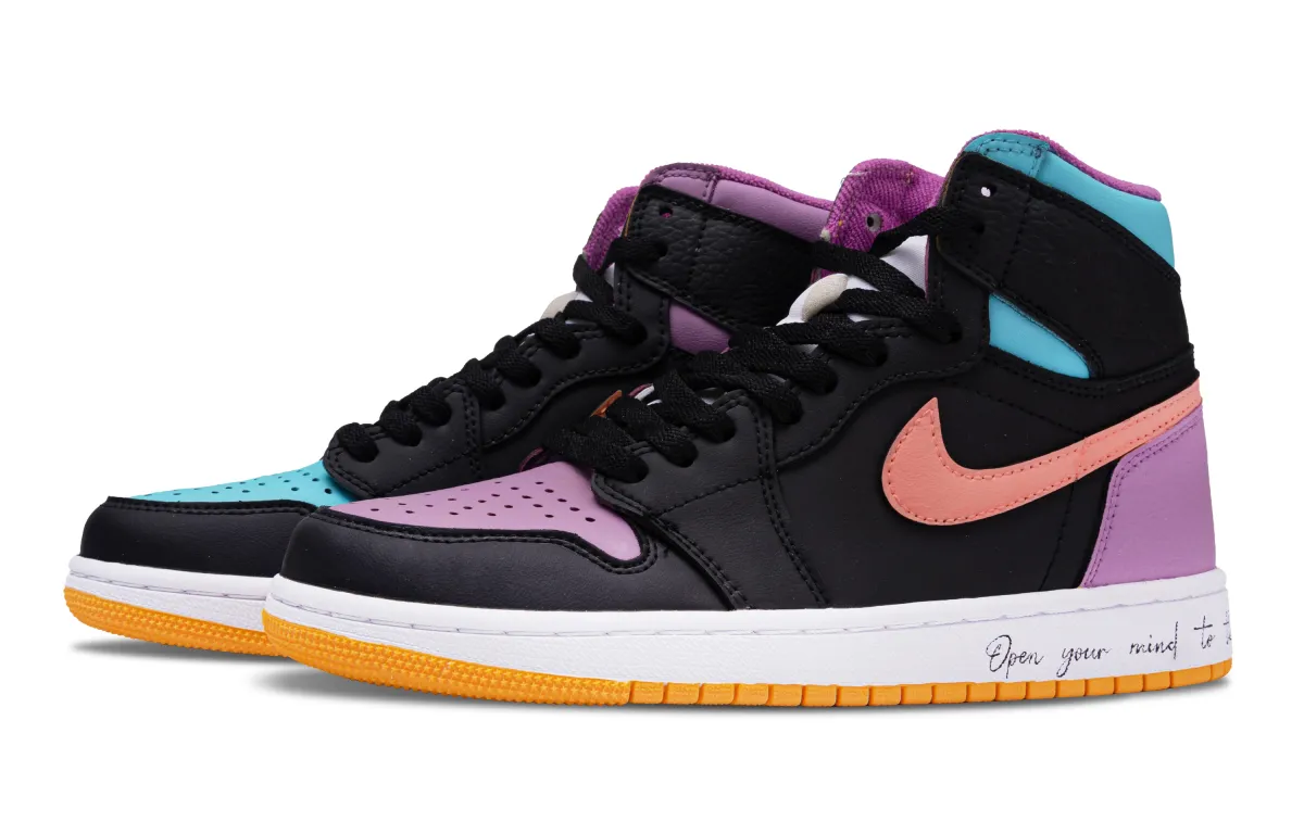 Jordan Air Jordan 1 Candy Abrasion Resistant Support Abrasion Resistant Support Vintage Basketball Shoes Unisex