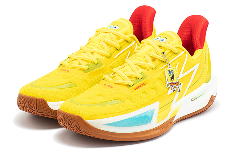 361° BIG3 4.0 Quick Pro Low top Basketball Shoes Men’s Acid Yellow Warm Brown