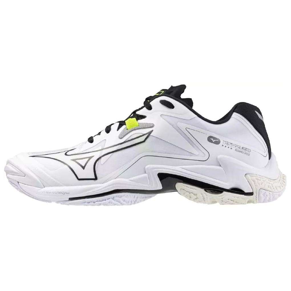 Mizuno Wave Lightning Z Slip Resistant Abrasion Resistant Low top Training Shoes Unisex White