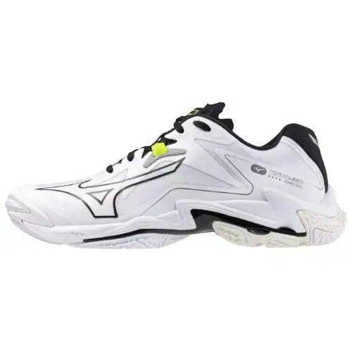 Mizuno Wave Lightning Z Slip Resistant Abrasion Resistant Low top Training Shoes Unisex White