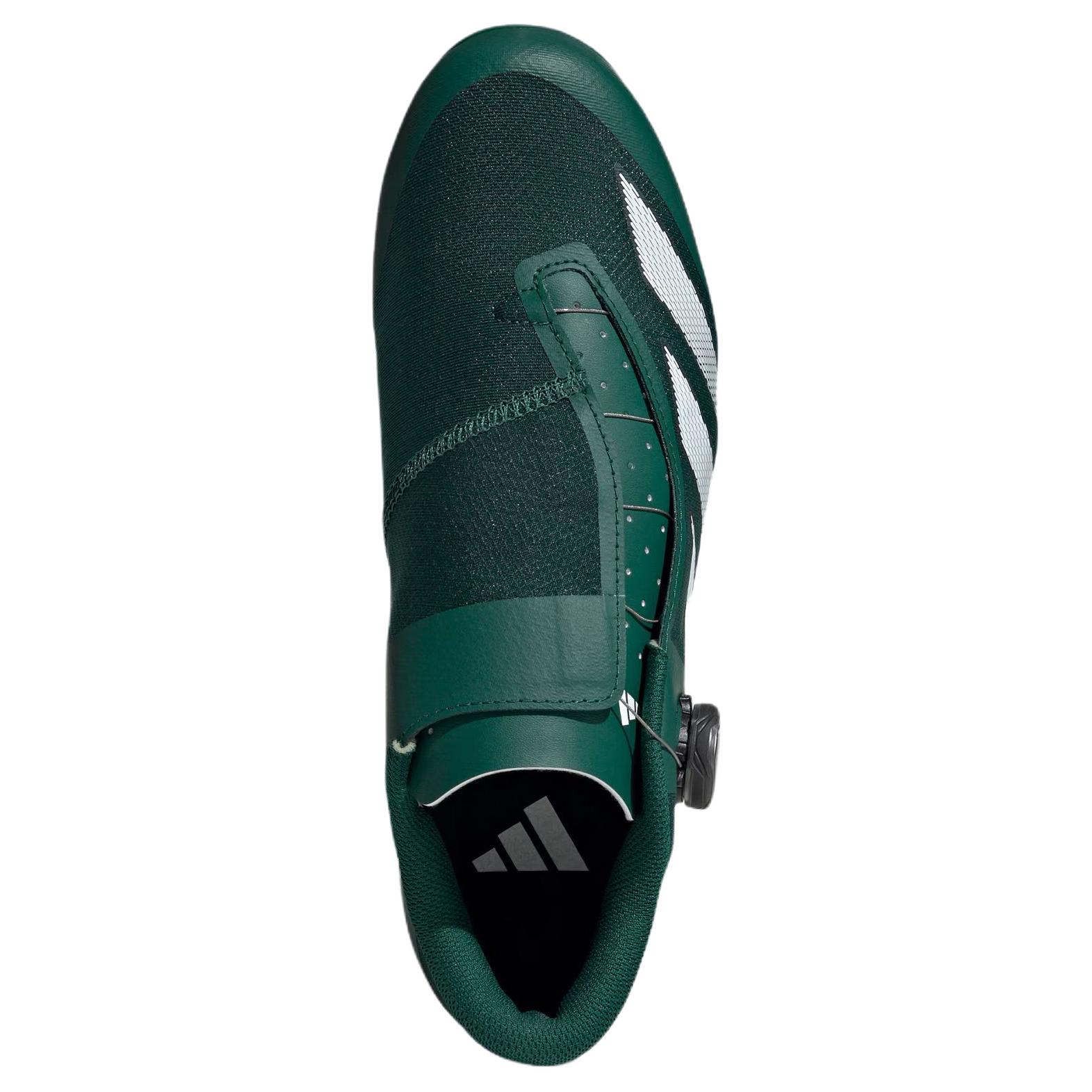 Adidas TEMPO 3 STRIPES Abrasion Resistant Low top Cycling Shoes Unisex Black Green