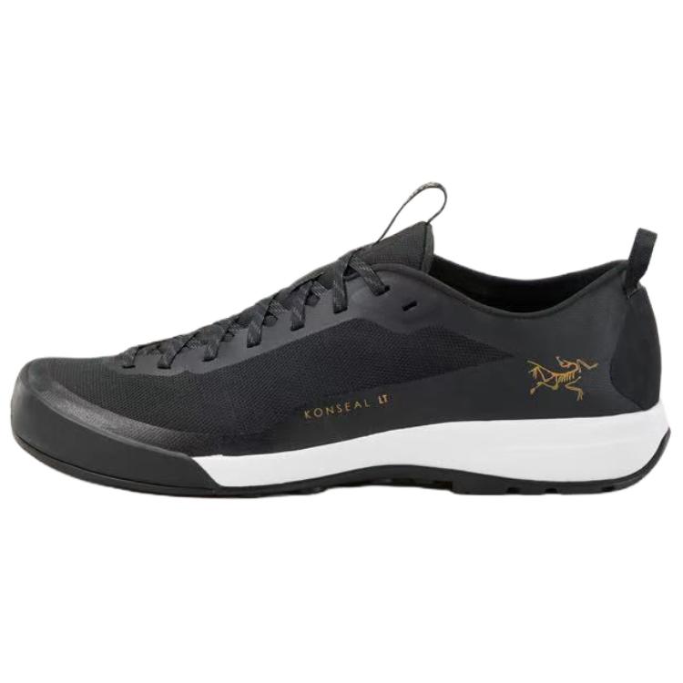 Arc’teryx Konseal Lt Mesh, Leather Low top Mountaineering Shoes Men’s Black White