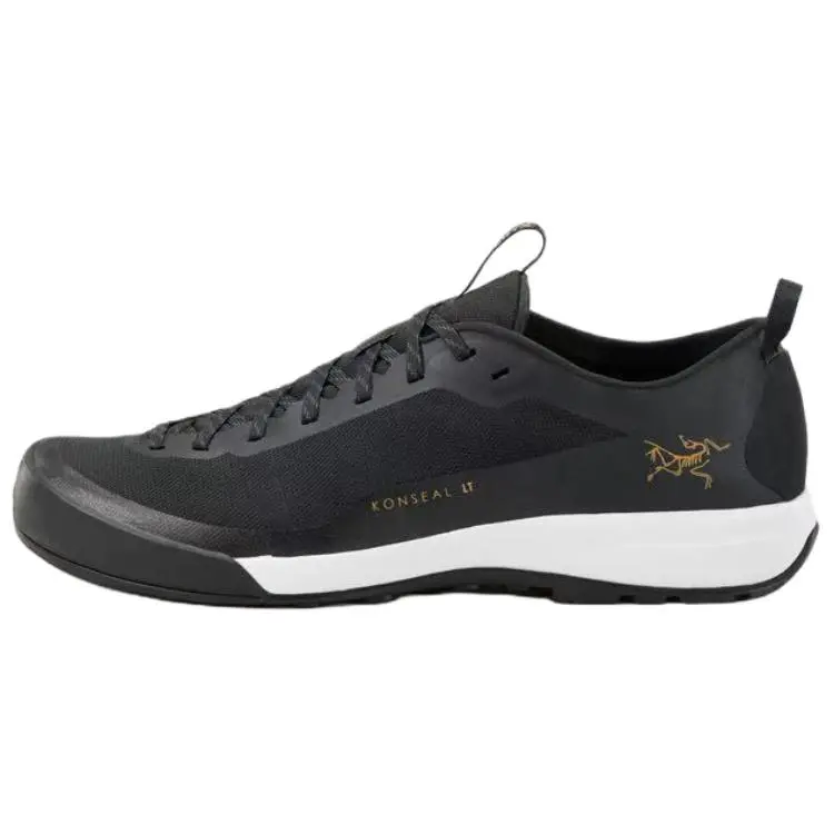 Arc'teryx KONSEAL LT Leather, Mesh Breathable And Slip Resistant Low top Mountaineering Shoes Men's Black White