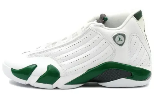 Jordan 14 Retro White Forest Green