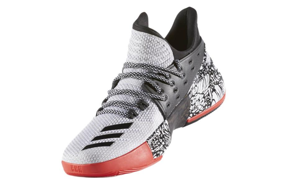 Мужские кроссовки adidas D lillard 3 (серо-черные) — фото 2