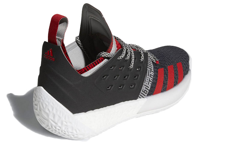 Мужские кроссовки adidas Harden Vol.2 (черные) — фото 4
