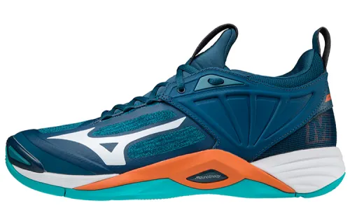Mizuno Wave Momentum 2 'Blue White Orange'