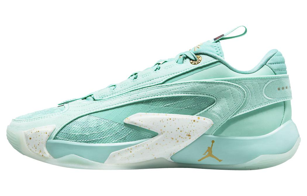 Jordan Luka 2 Doncic 2nd generation \"Tropical Twist\" Fashionable and versatile, wear-resistant and breathable, low-top basketball shoes, men's blue
