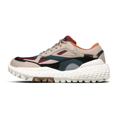 Skechers Abrasion Resistant Running Shoes Men's Taupe/Multicolor