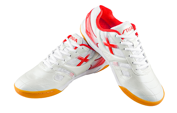Stiga Breathable Abrasion Resistant Slip Resistant Low top Training Shoes Unisex White Red