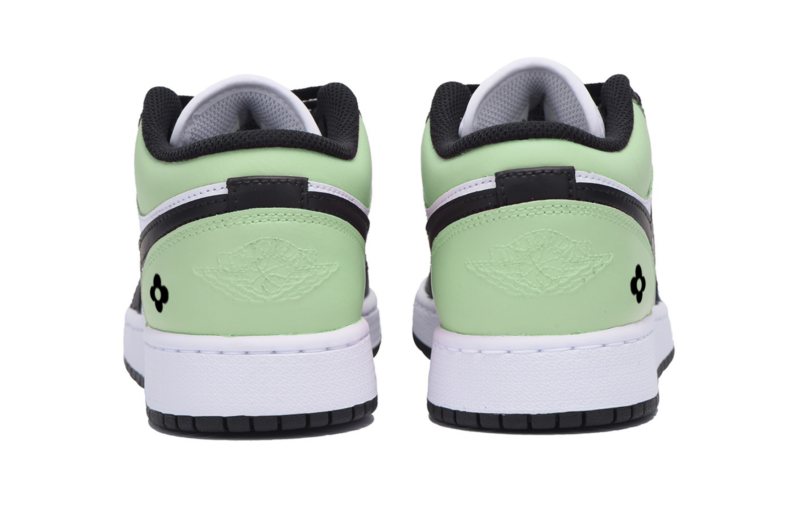 Jordan Air Jordan 1 Low top Vintage Basketball Shoes Men’s White Green