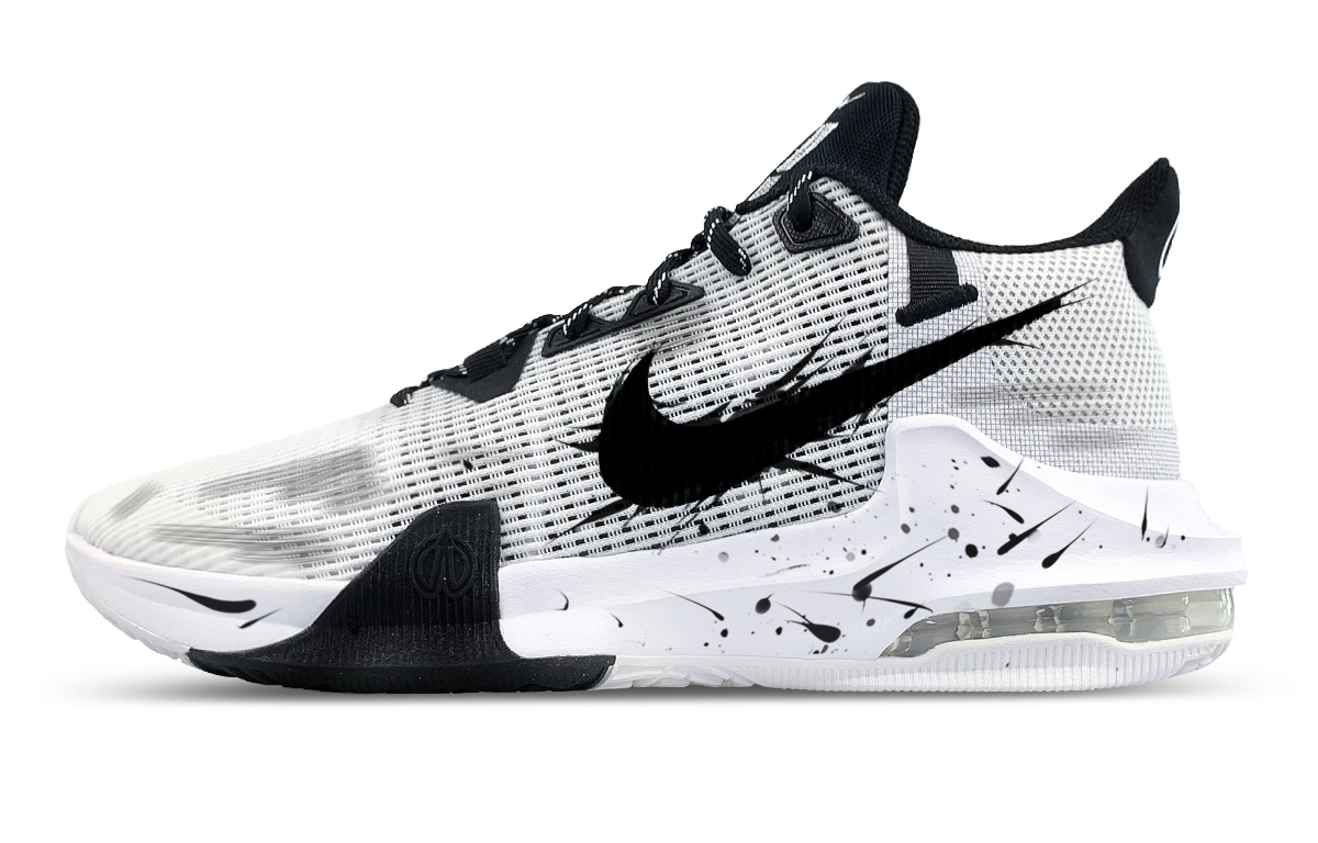 Nike Air Max Impact 3 Low top Basketball Shoes Men’s Black White