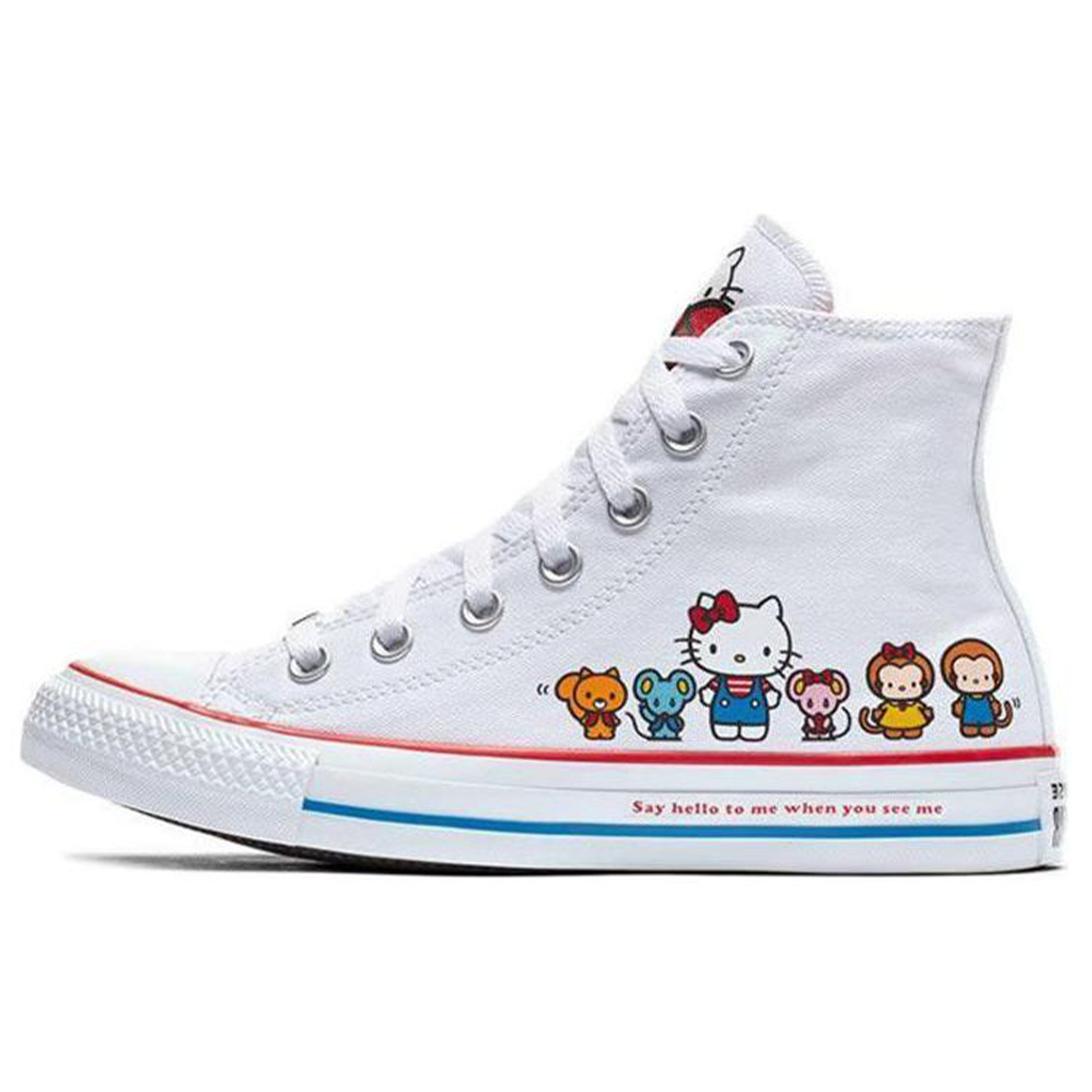 Chuck Taylor All Star Hello Kitty x Chuck Taylor All Star Converse Canvas Hi 'White'