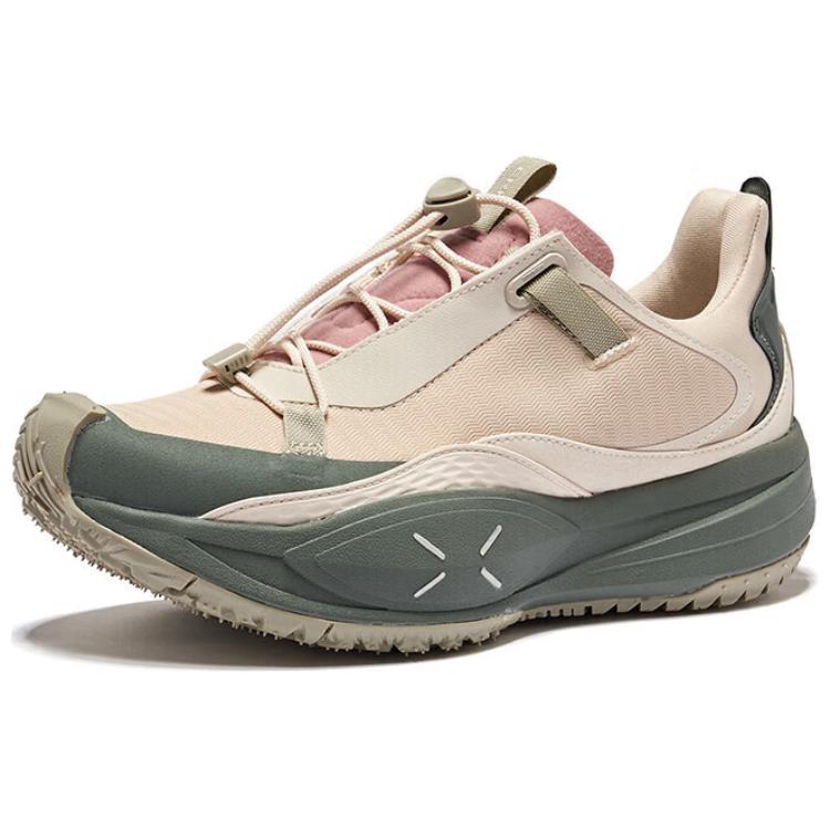 Erke Mountain View V2 Rebound Low top Hiking Shoes Women’s Birch Wood Eggnog Gray