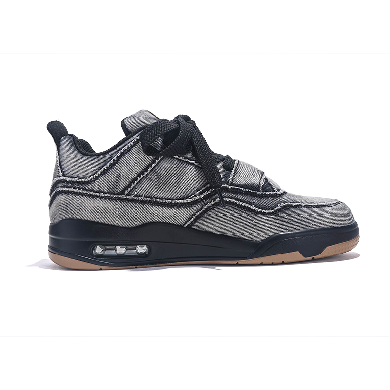 Jifffly Cushioning Balance Lightweight Low top Basketball Shoes Men’s Washed Black