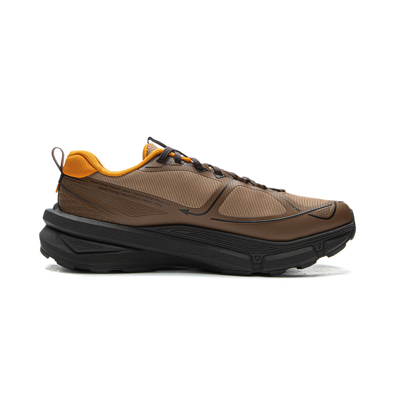 Li Ning Outdoor CF Tracing, Xinglan Low top Hiking Shoes Unisex Brown Cocoa Brown