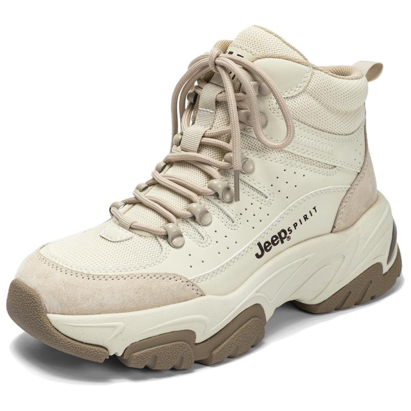 JEEP SPIRIT Casual Abrasion Resistant Breathable Abrasion Resistant Breathable High top Hiking Shoes Women’s