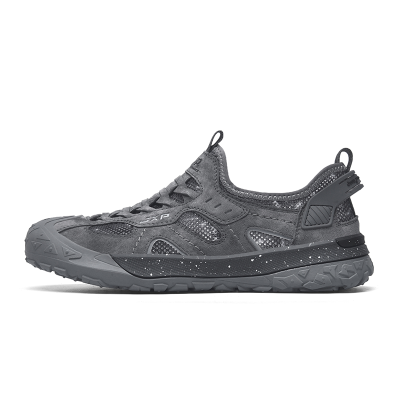 Jeep Fabric Low top Outdoor Hiking Shoes Men’s Gray