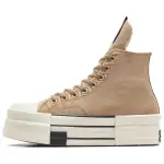 Rick Owens DRKSHDW x Converse Chuck 70 High top Canvas Shoes Unisex Brown