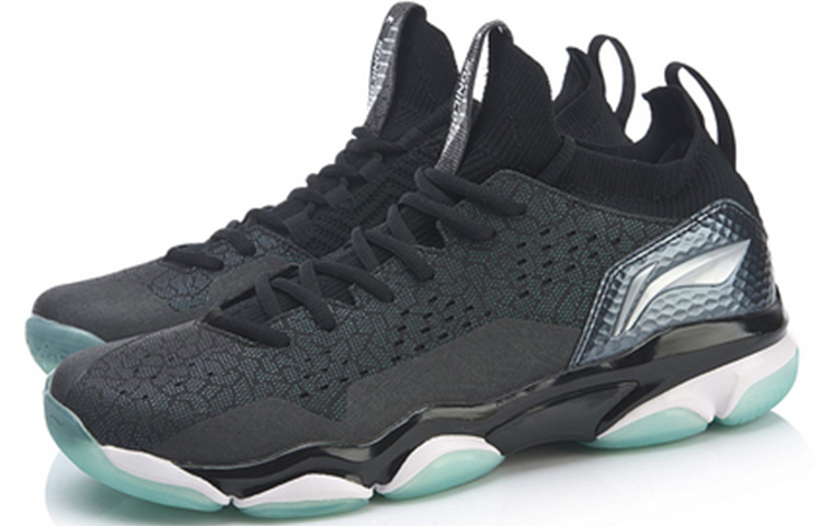 Li Ning Sonic Boom 2.0 Cushioning Slip Resistant Abrasion Resistant Low top Badminton Shoes Men’s Black