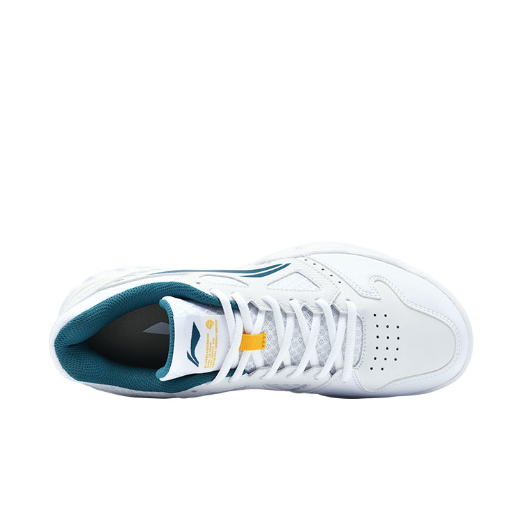 Li Ning Light Feather Low top Badminton Shoes Unisex White Green