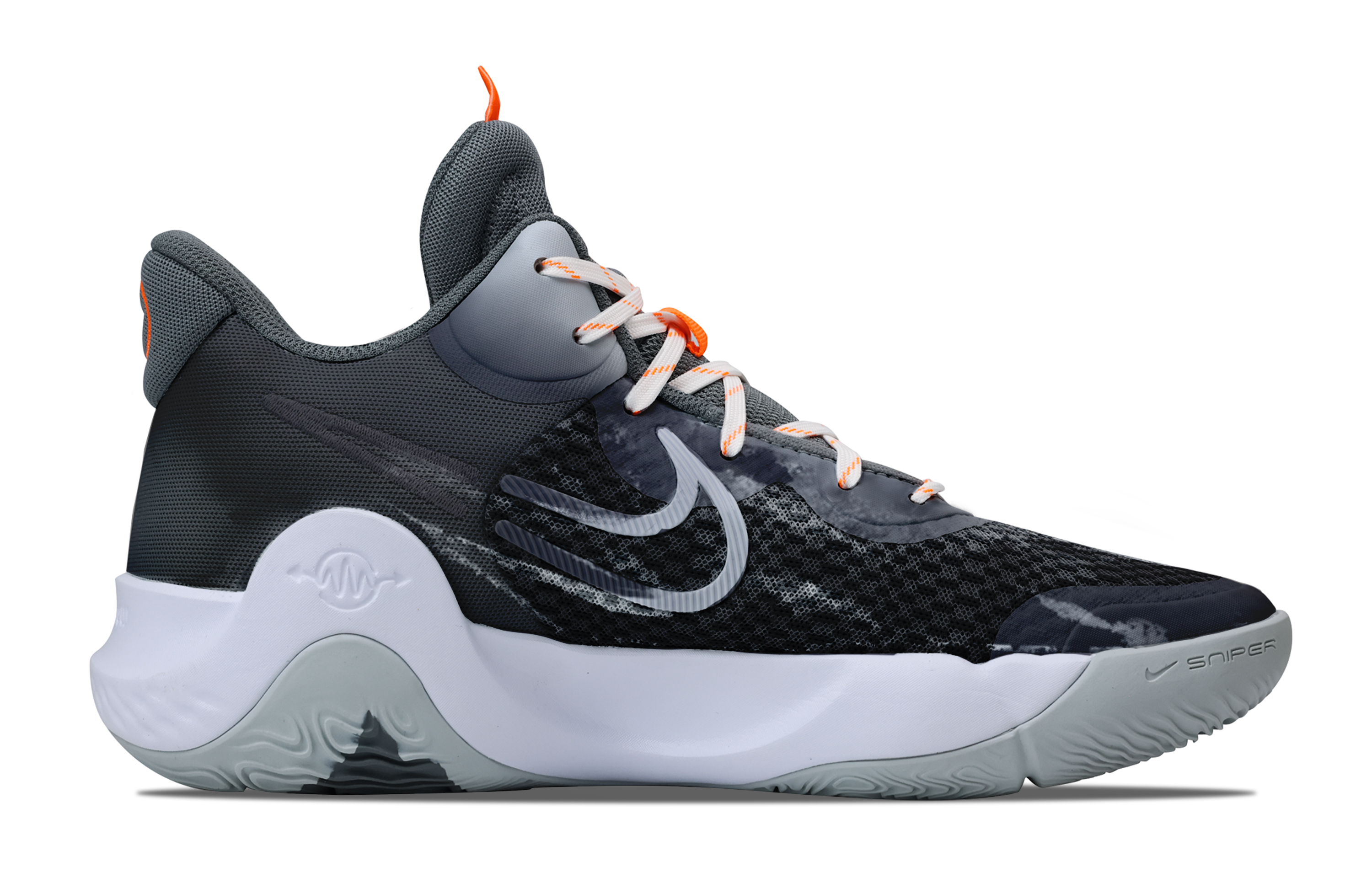 Nike KD Trey 5 IX Basketball Shoes Unisex Mid Top Black/White/Gray