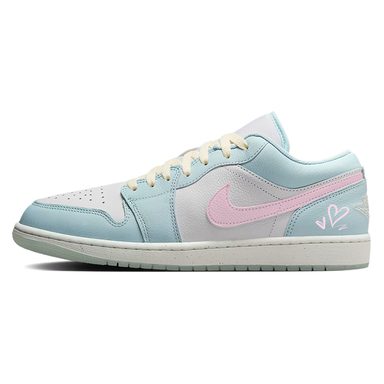 Jordan Air Jordan 1 Vintage Basketball Shoes Men’s Low Top White/Blue